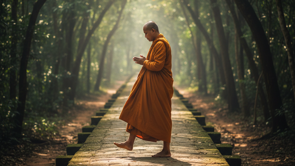 Walking Meditation in Sri Lankan Monasteries: A Step-by-Step Guide